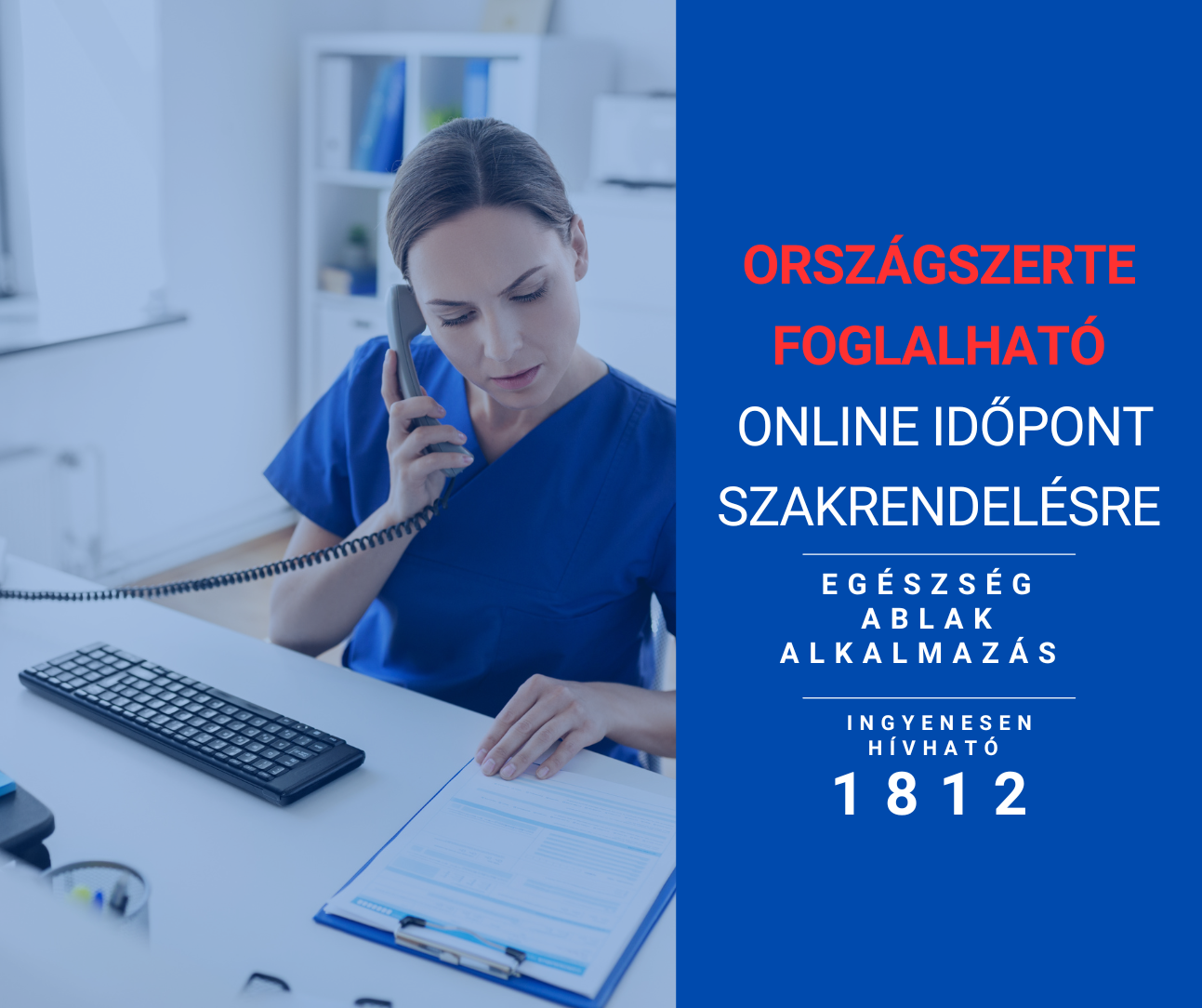 Új lehetőség: Országszerte foglalható online időpont